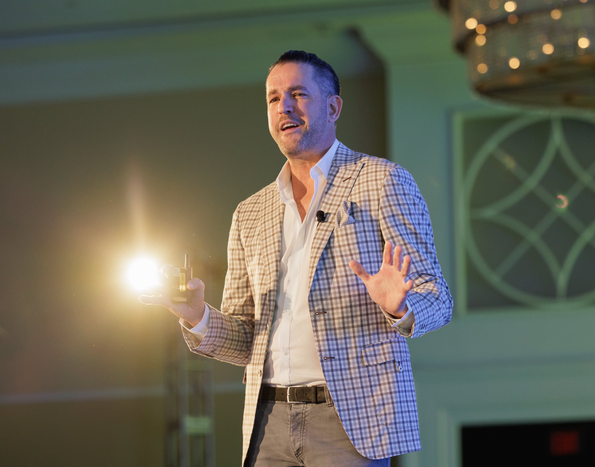 speaker at a conference