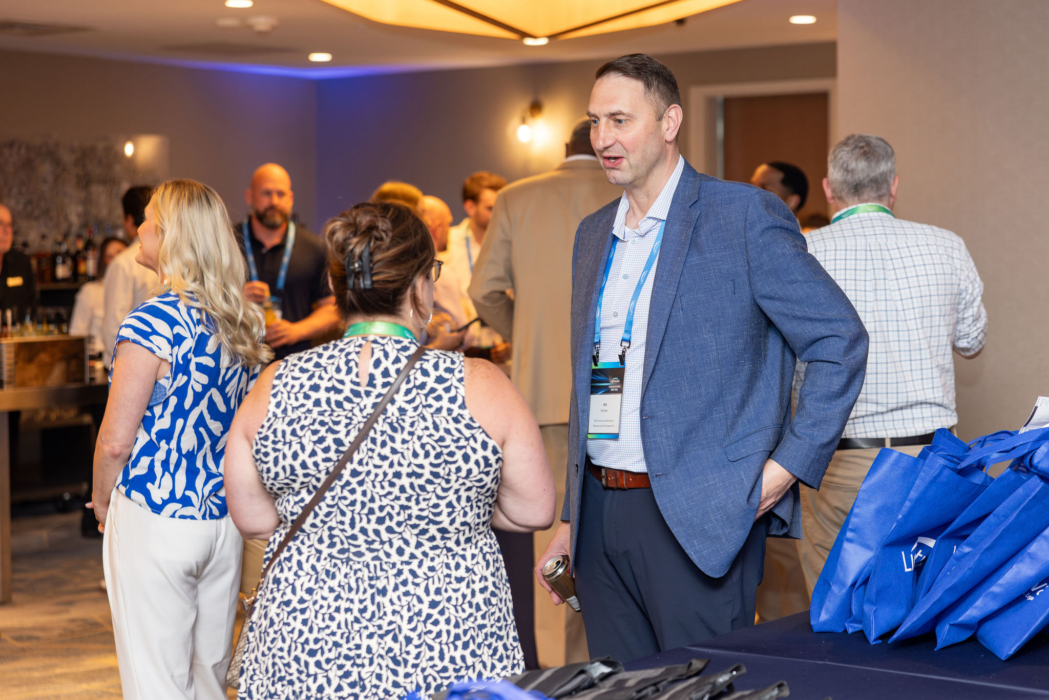 Group photo of dental professionals at a networking event